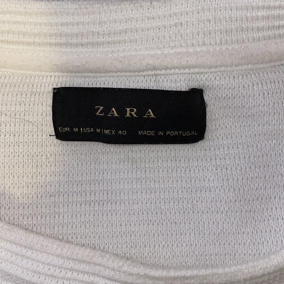 Zara Horizontal Ribbed Long Sleeve Tee - Picture 3 of 3